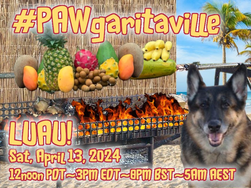 #paws4music

Don't forget to catch my show at this Saturday's #Pawgaritaville 2pm CDT