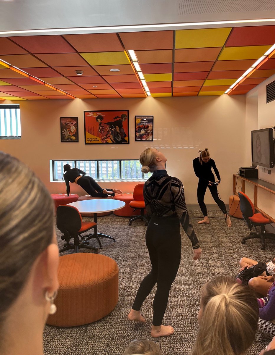 qutlibrary's tweet image. 🎭📚 QUT Dance students &amp;amp; lecturer Csaba Buday delighted audiences as they unveiled their site-specific choreography, brilliantly reflecting the essence of the library and its diverse community! #QUTDance #QUTLibrary