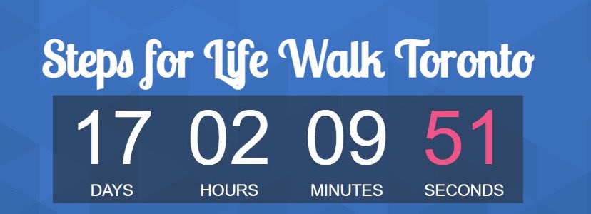 As of right now, there are 17 days to go before #wewalktogether
Join us on the walk or donate