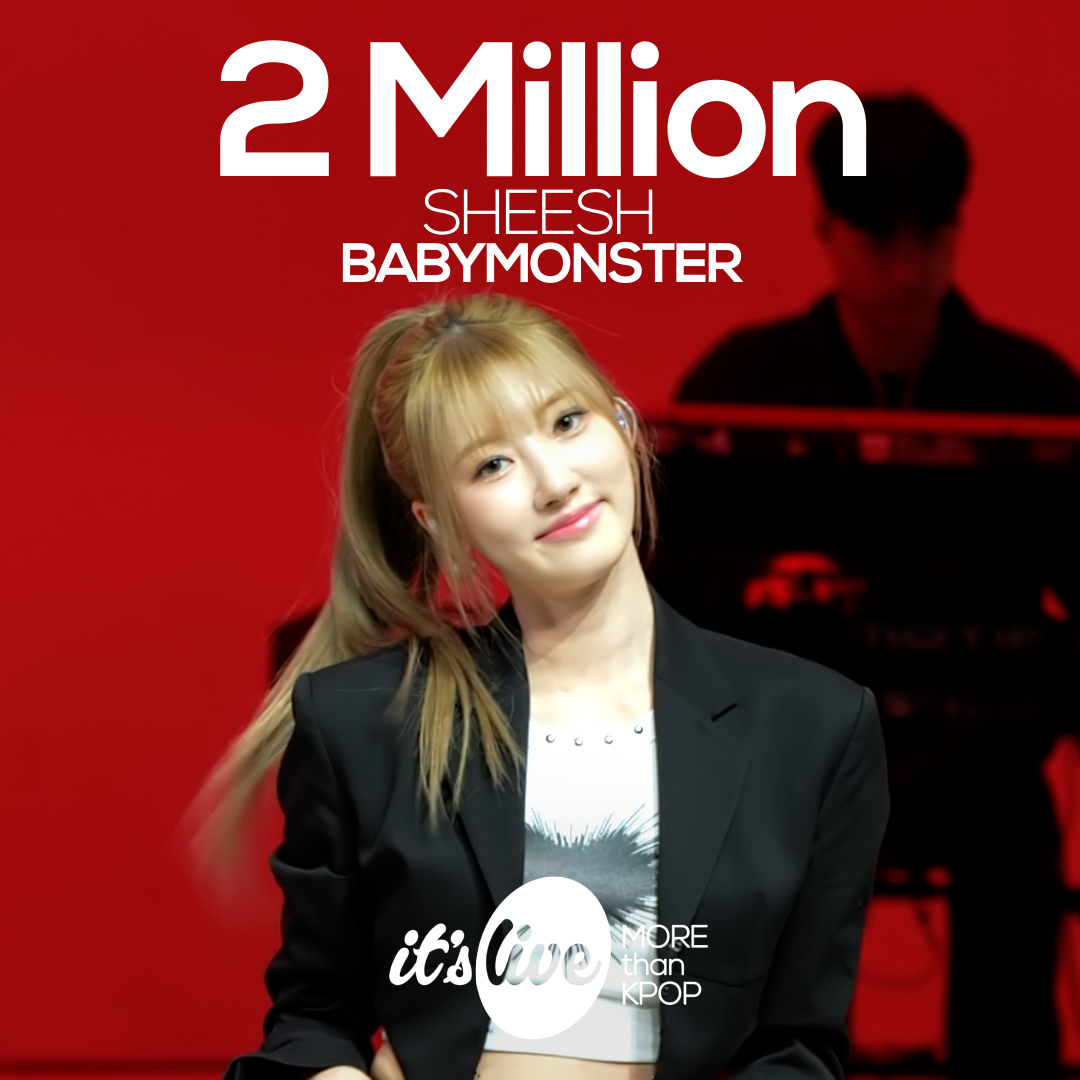 🎵BABYMONSTER 'SHEESH' youtu.be/FpOzMBwjSK0 베이비몬스터의 'SHEESH' 200만뷰 돌파🥳BABYMONSTER 'SHEESH' Over 2 Million Views🎉 #itsLive #BABYMONSTER #SHEESH #루카 #파리타 #아사 #아현 #라미 #로라 #치키타 #BABYMONS7ER #밴드 #KPOP #잇츠라이브