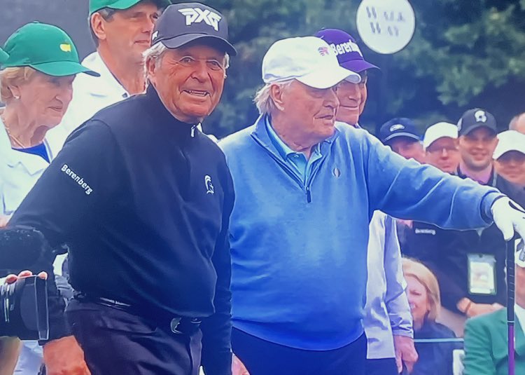 #Legends 🎞️ #NOPhones ⛳️ 
- Watch them play the course, and enjoy! 🪩 #AugustaNational