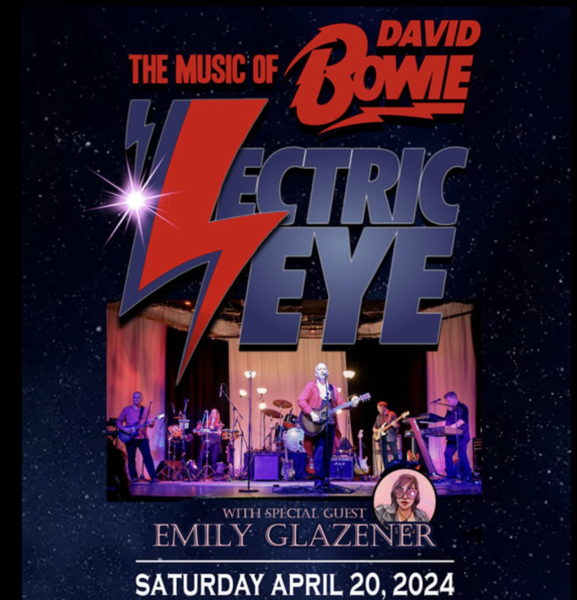 We're almost a week away ! Don't miss 'LECTRIC EYE - The Music of #DavidBowie live in concert, Saturday April 20th at Rockefellers Houston ! Reserved Seating Tickets On Sale Now @eventbrite eventbrite.com/e/lectric-eye-…