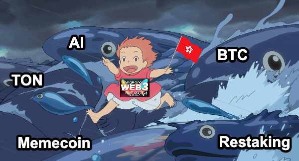 1/ Hong Kong Web3 Festival week has come to a successful end! In this thread, our team will share some of the top narratives over the week, as well as why we're optimistic about the crypto scene in HK 🧵