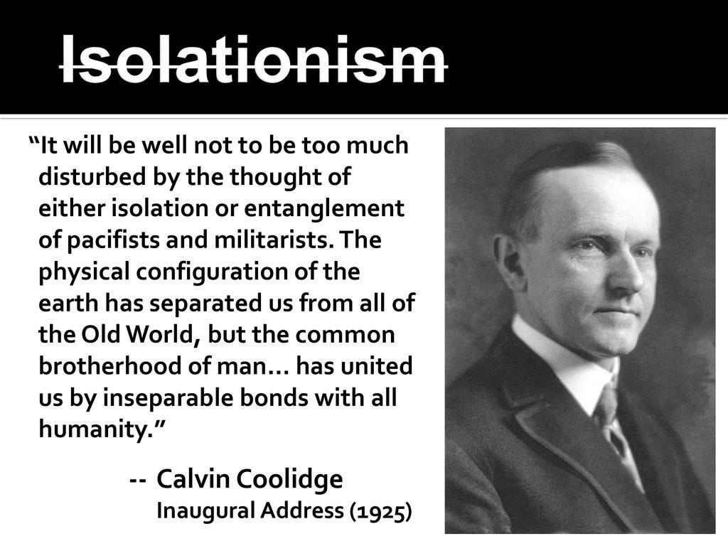 I recognize that while a foreign policy of non-intervention is necessary & appropriate most of the time, a policy of absolute strict non-interventionism leads to isolationism. Isolationism is not a good thing, isolationism has dire consequences. I am not an internationalist,…