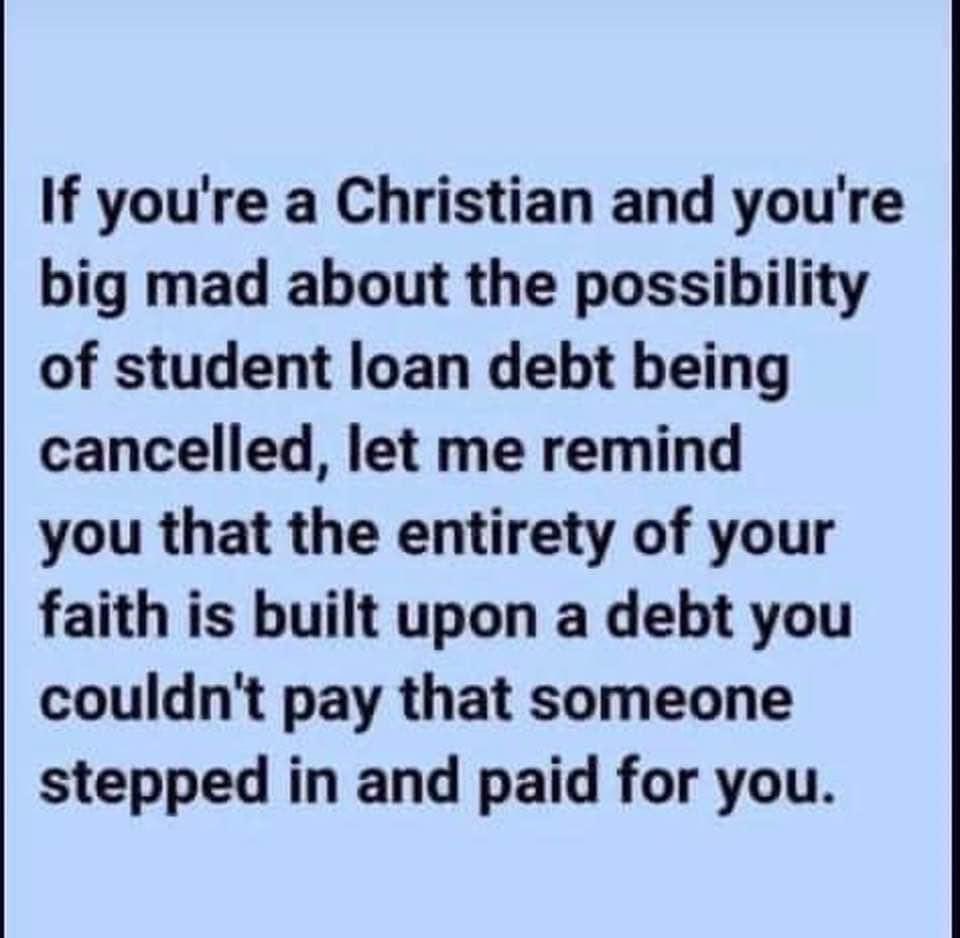 I think the guy’s name was Jesus. And, didn’t he do something like die on the cross to save all sinners so all of your sorry asses had a chance to go to heaven?