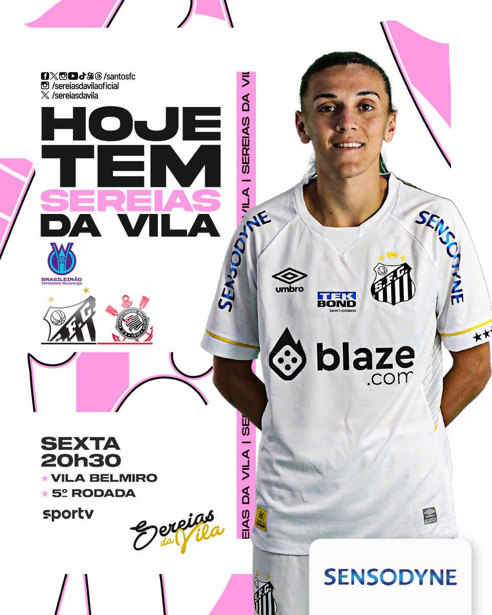 HOJE TEM SEREIAS! VEM PRA VILA! ⚪️⚫️ 👑 Sócio Rei: sociorei.com 🎟️ Não sócios: futebolcard.com