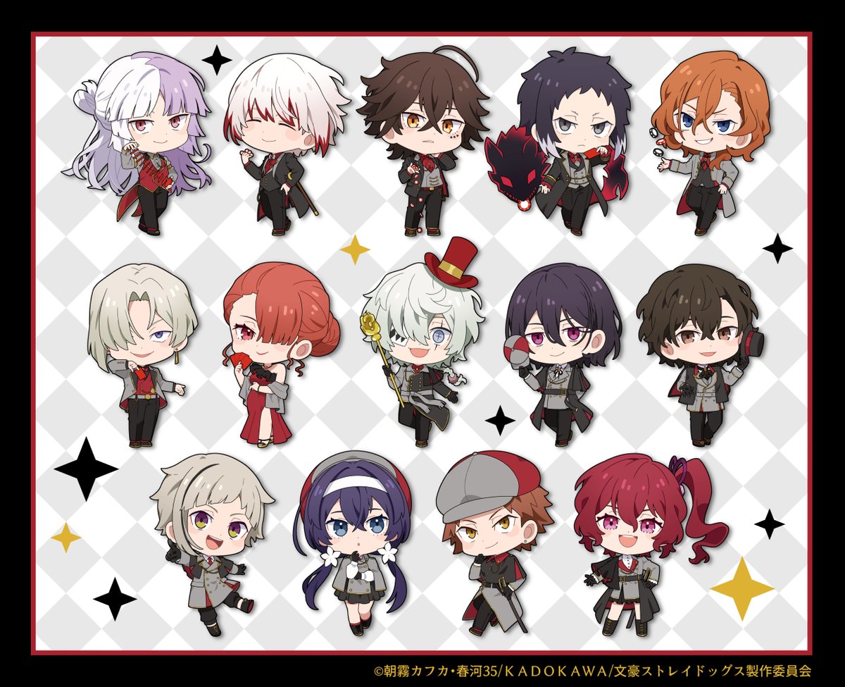 告知】アニメ「文豪ストレイドッグス」×RED° TOKYO TOWER ミニキャラ