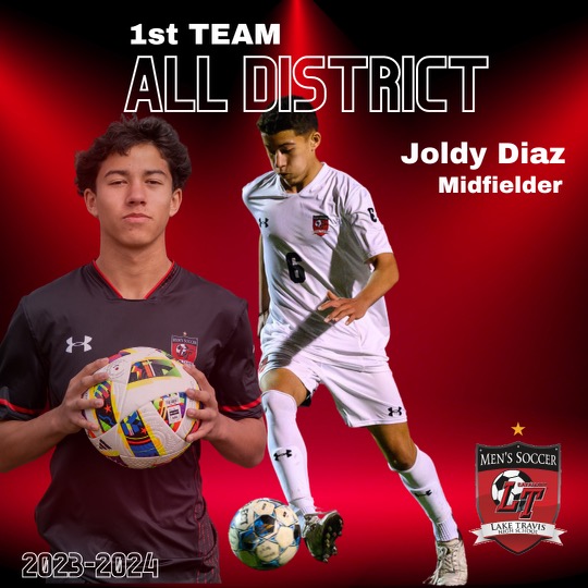 District 26-6A honors are out! Congrats to super Sophomore Joldy Diaz on making All District First Team. Go Cavs!