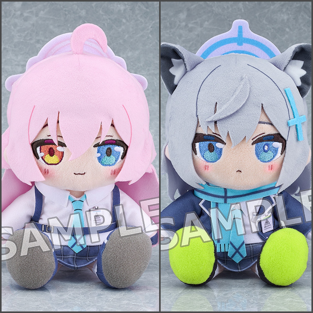 From 'Blue Archive' comes Chocopuni Plushie Shiroko and Chocopuni Plushie Hoshino! Preorder today to add them to your collection! Shop: s.goodsmile.link/hzZ #BlueArchive #Goodsmile