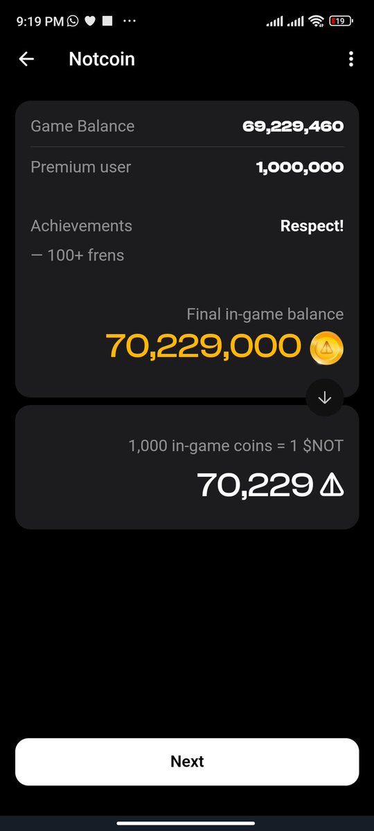 Krishuweb's tweet image. NOTCOIN result is out.

I got 70,000 NOT

How many did you get?

#NOTCOIN
#OKX 
💌 Like = 100 $MOJO 
📢 Comments= 100 
@SenderLabs
@WeArePlanetMojo 
💞 $SOMO