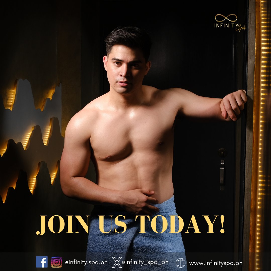 Get those Mancaves moving! #InfinitySpa Pampanga opens in a matter of hours. Don't miss out – join the relaxation revolution today! 💛♾