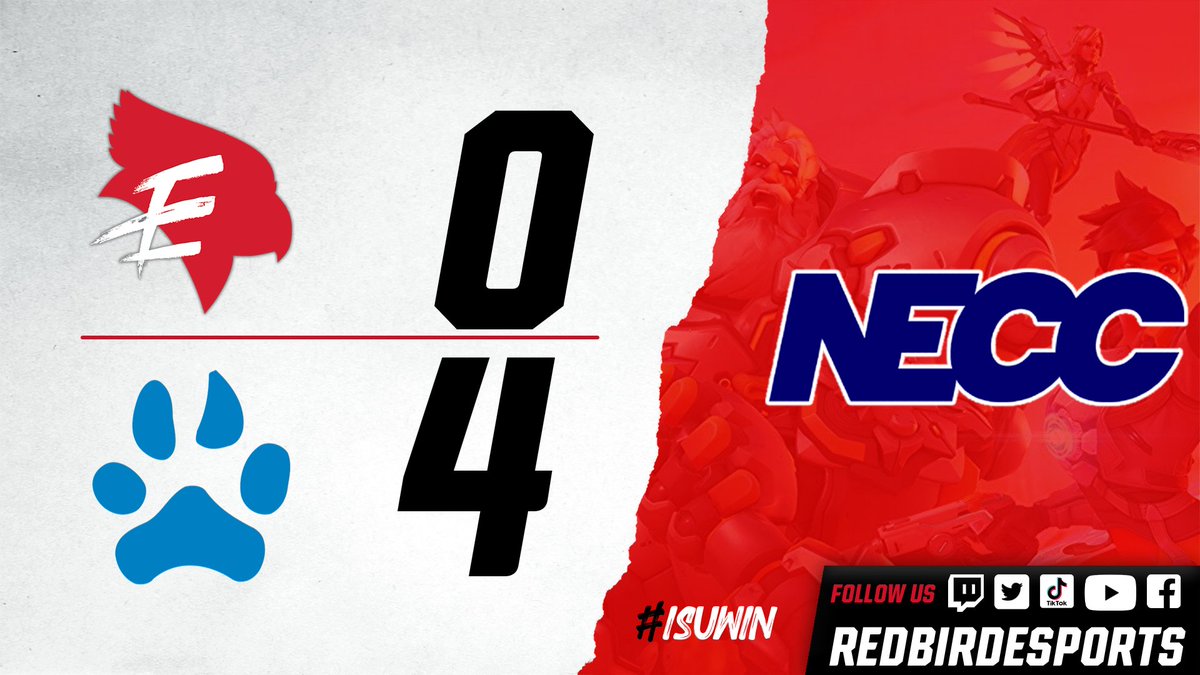 An unfortunate end to our night as our Overwatch team loses 0-4 vs Northwood University in the NECC Legends Division Grand Finals, giving the team its second match loss of the season. GG's! We will be back better, stronger, and ready to dominate😤 #BirdsBounceBack🐦