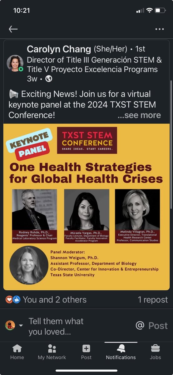 Join us Friday, April 12! #OneHealth #TXST 👇