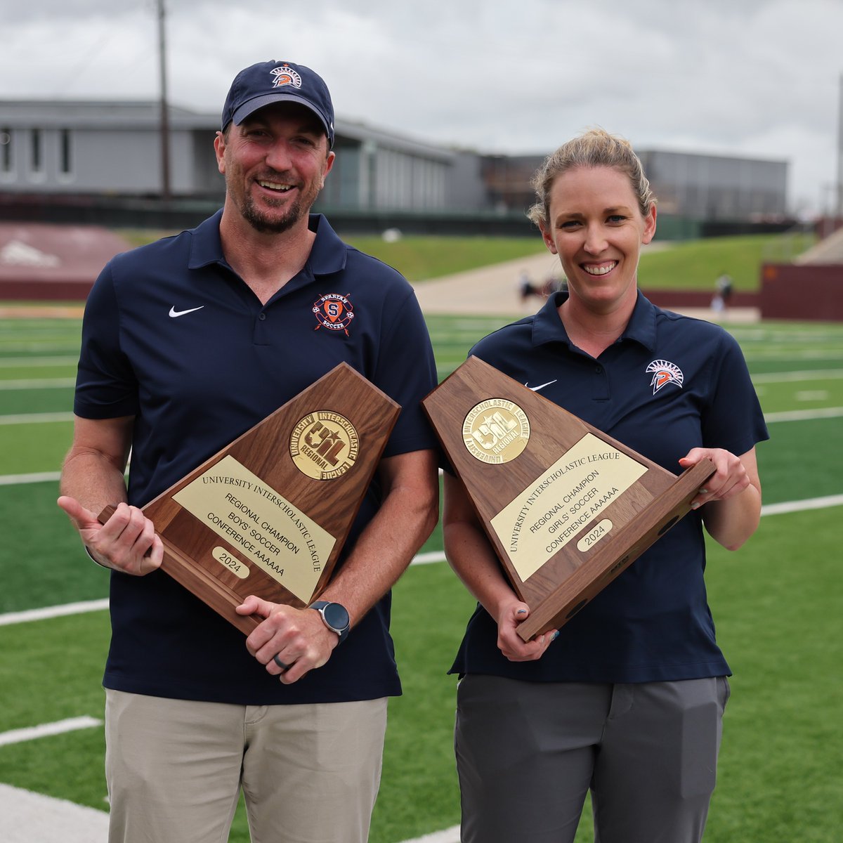Do we even understand just how lucky we are to have these two incredible coaches at the helm right now?! What a great time to be a fan of Seven Lakes soccer!

Best of luck to <a href="/coach_JKrueger/">Coach Krueger</a> and <a href="/SLcoachE/">Kaitlyn Eidson</a> and their teams at the <a href="/uiltexas/">Texas UIL</a> state tournament this weekend. We’re SO