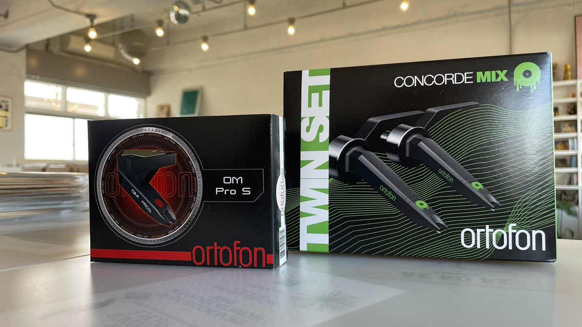 #ortofon #djカートリッジ CONCORDE MIX TWIN Pro S 売れ筋の２モデルが再入荷しました