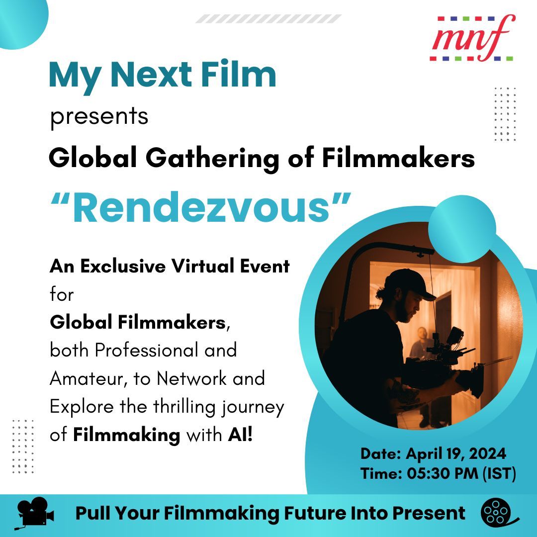 MyNextFilm's tweet photo. Ensure your attendance today by joining our dedicated WhatsApp Group!
For further details, please join our WhatsApp Group: https://t.co/55sGDUOV0n
#MyNextFilm #AIFilmmaking #AIinFilm #FutureofFilmmaking #FilmmakingTechnology #AIforFilmmakers #DigitalStorytelling https://t.co/wFzEOw2ZUl