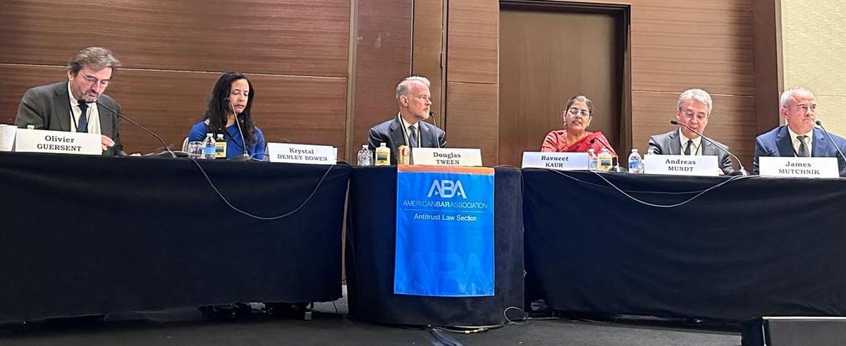 Smt. Ravneet Kaur, Chairperson CCI was a panelist in the Hot Topics Session at the 72nd ABA Antitrust Law Spring Meeting in Washington DC, USA on 11th April 2024.