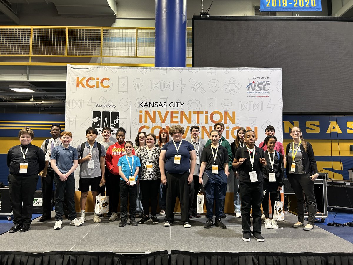 6-8th grade SAGE students completed at the Kansas City Invention Convention today! We are so proud of all of them for taking a risk to create a brand-new product and pitch their ideas! Great work!