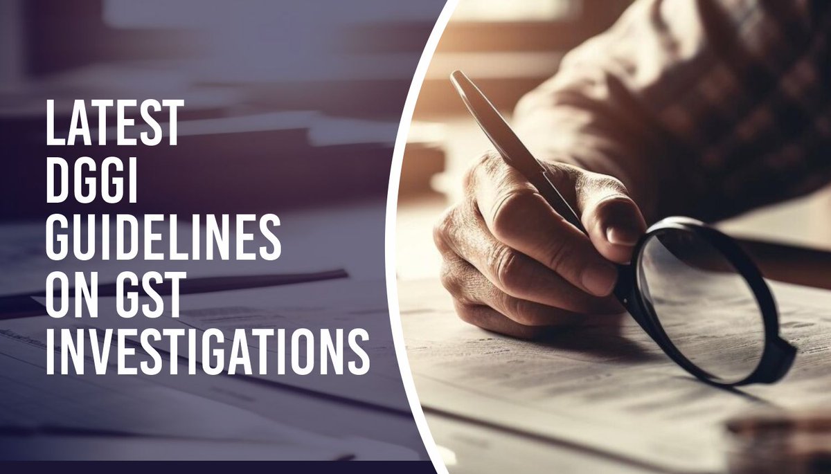 DGGI has released new guidelines on #GST investigations and summons aimed at safeguarding businesses and encouraging a positive outlook for the industry. Hope the same is followed in its true spirit on the ground and is not forgotten. #GSTCompliance

njjain.com/breaking-down-…
