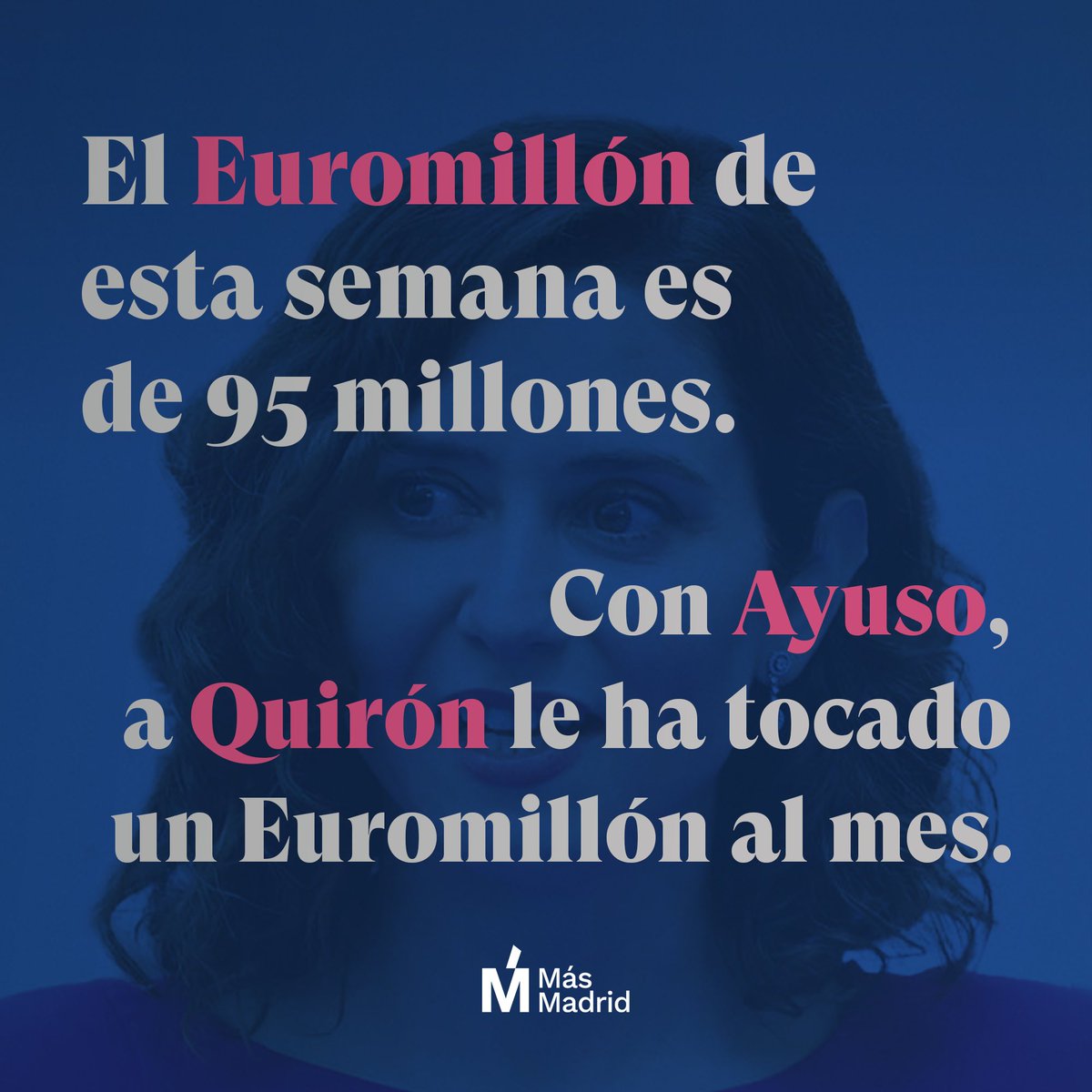 ‼️Solo en 2022, Ayuso repartió 1.278 millones de euros a Quirón.