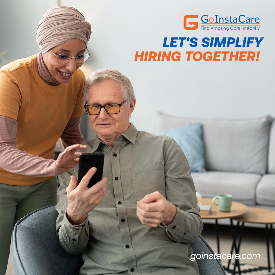Simplify caregiver hiring with the help of our Platform! Access expertise and resources for an easier process. Join us in ensuring your loved ones receive top-notch care.

#SimplifyHiring #CaregiverSearch #ExpertAssistance #QualityCare #GoInstaCare