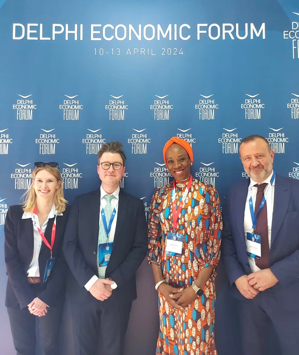 It was a pleasure welcoming @UNmigration DDG @daniels_ugochi at @DelphiEconForum. Many positive strategic discussions on establishing and enhancing pathways for regular migration. We seek to deepen our cooperation with 🇬🇷in harnessing the full potential of human mobility.