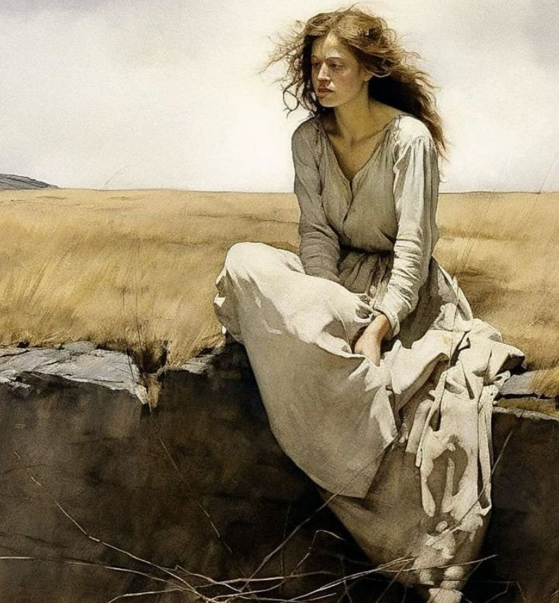 Seated Woman, 1942 © Andrew Wyeth (American, 1917 - 2009)