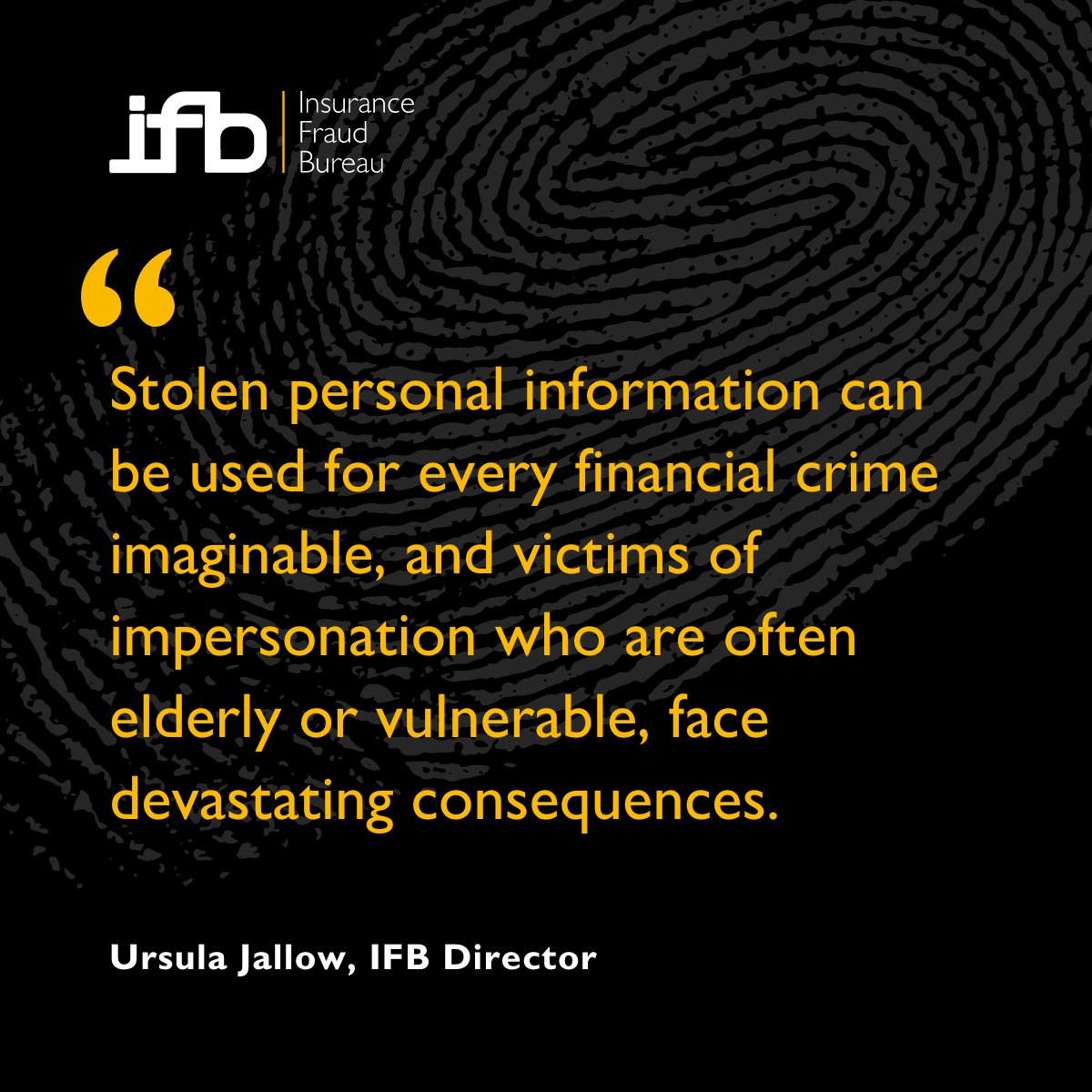 Stolen identities are used by fraudsters for a wide range of #InsuranceScams, leaving victims of impersonation in financial hardship and emotional distress. Find out more about our warning of a rise in scams being facilitated by #IDTheft: ow.ly/8lJI50ReNna