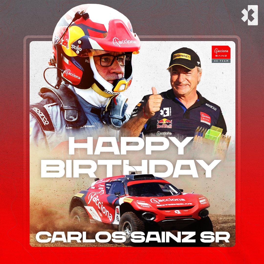 He's been here since Day 1, a big Happy Birthday to our favourite Carlos Sainz! 🥳