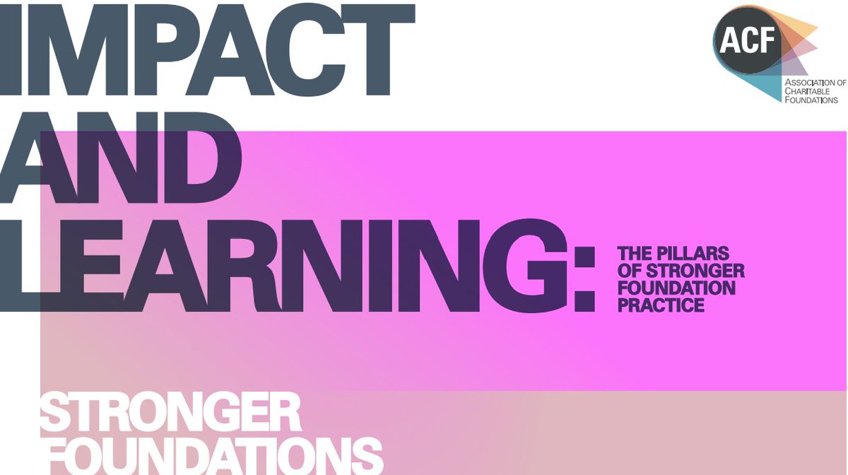 Please remember to share your examples of excellent practice on the theme of Impact and Learning for our collection of #StrongerFoundations case studies by Wednesday (17 April). Submit a form at lnkd.in/gk-VDSEZ or please email policy@acf.org.uk if you have any queries.