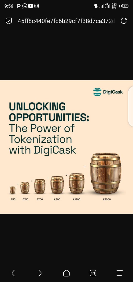 Private sale opportunities give the biggest returns ever in Crypto, and #DigiCask is the next big opportunity you shouldn't miss.

Go here now to get details on how to participate in the private sale before it closes⬇️

t.me/tradewithwealt…
t.me/tradewithwealt…