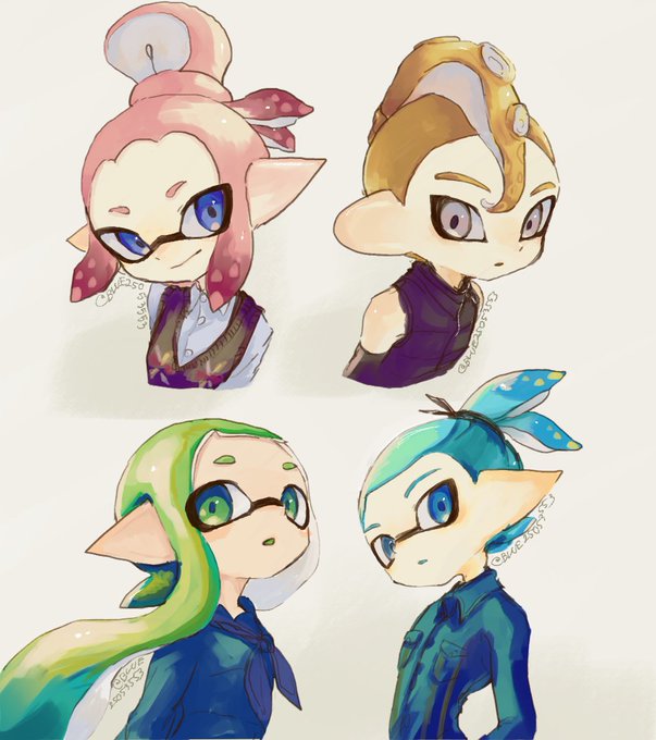 「closed mouth octarian」 illustration images(Latest)