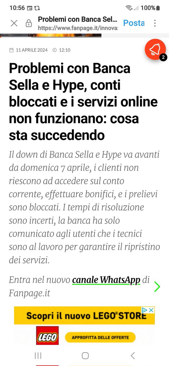Per caso Salvini è correntista di Banca Sella? #Salvini_porta_sfiga_ovunque