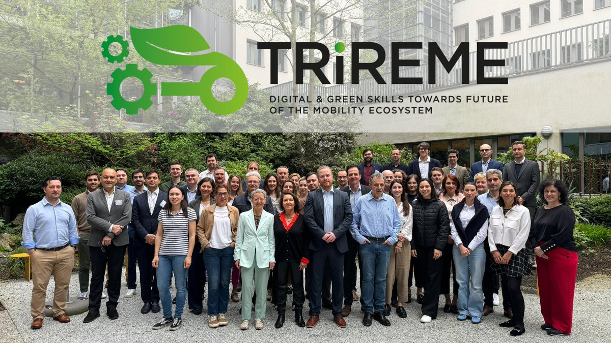 Together in this second day of the kick-off meeting of our project. Starting a 4-year journey towards the blueprint for #skills in the #Mobility -#Transport-#Automotive ecosystem. @ASA_MobilityEU @EUErasmusPlus @EU_Social @EU_Growth