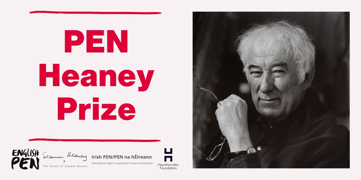 On the eve Seamus's birthday, we're delighted to announce the PEN Heaney Prize, a new poetry prize in partnership with our friends @englishpen and @PENIreland. More details here: englishpen.org/prizes/pen-hea…