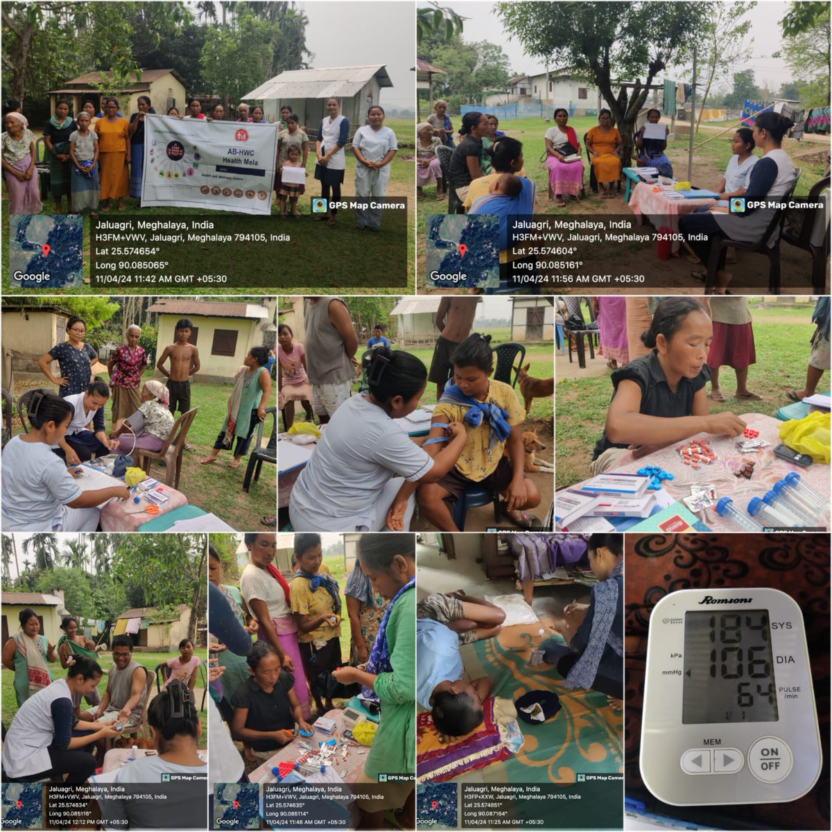 VHND cum VHC meeting along with Weekly Health Mela and Nikshay Diwas conducted at Nokatgre under Mukdangra SC HWC #WestGaroHills. 
Awareness was given on HIV, HBSAG, Pneumonia. NCD Screening was also done at the event. 

#HealthMatters #HealthForAll #MeghalayaForHealth #VHND