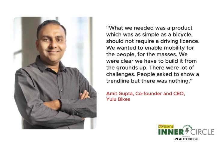 'We built a profitable model without subsidy on battery or scooter': Amit Gupta, co-founder & CEO of Yulu, India's largest shared EV mobility tech company rb.gy/9bnsm9