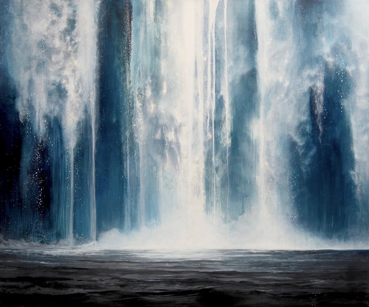 ‘Falling.’ #Painting by Steven Nederveen #art