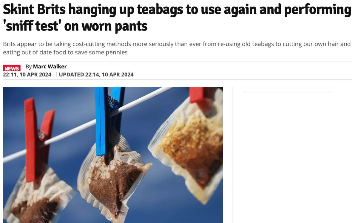 Стремительно беднеющие британцы.