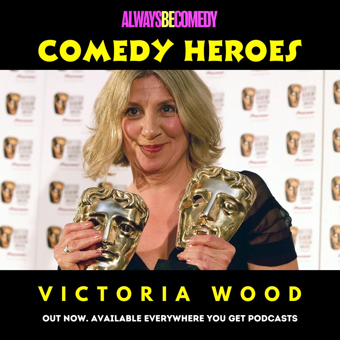 New episode of Always Be Comedy's Comedy Heroes is out now and it's a huge fan favourite and frequent comedian pick on the regular ABC pod: the great Victoria Wood. Available everywhere you get podcasts. alwaysbecomedy.com/podcast 🩷💛