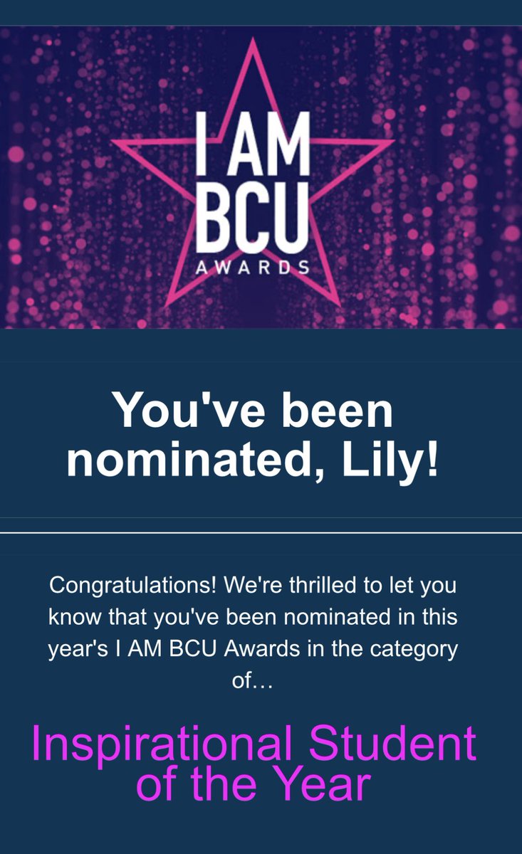 🥹 a big thank you to the person that nominated me! Feeling very grateful✨✨✨

#IAMBCU
#BCU
#HELS