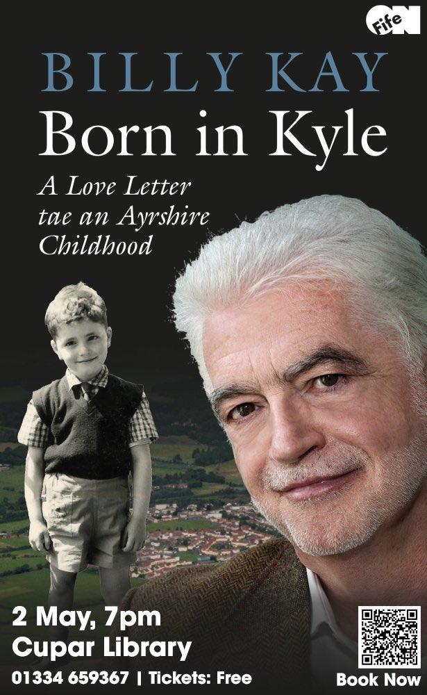 Jyne me for this free event in the auld burgh o Cupar in Fife on May 2nd, an lug in tae the douce pleisures o the guid Scots tongue mair nor fower hunner year efter Lynday’s Scots maisterpiece Ane Satire o the Thrie Estaitis wis performed there in 1552. onfife.com/event/billy-ka…