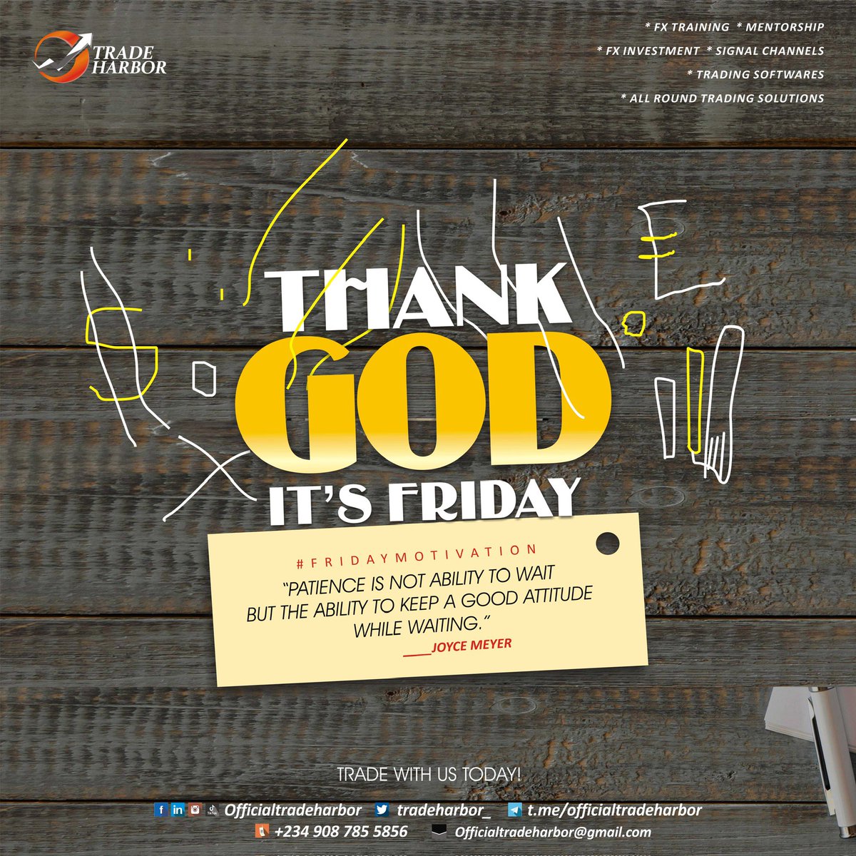 Thank God It’s Friday 

#ForexTrading #CurrencyMarkets #ForexAnalysis #FXSignals #TradingStrategy #ForexNews #CurrencyPairs #FXMarket #TradingTips #ForexCommunity #tgif