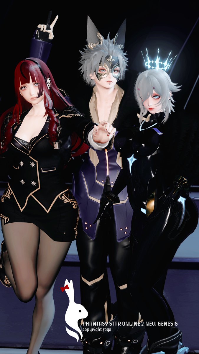 #PSO2NGS_SS 
2人がいちゃついてるとこお邪魔したらゆこはプロレスラーやった╭(°A°`)╮