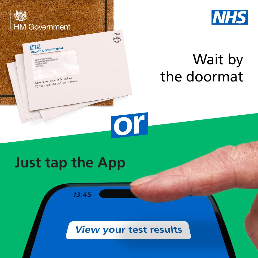 View your test results, order repeat prescriptions and much more. Easy way with the NHS App. Start using the NHS App today. ➡️ nhs.uk/app