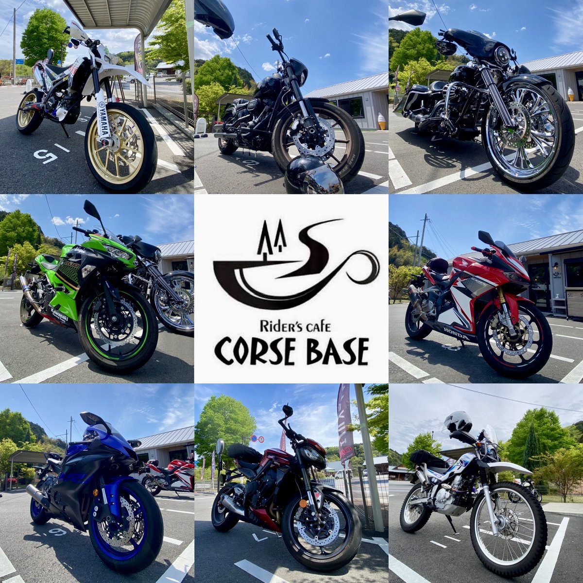 #コルセベース #corsebase #ライダーズカフェ #バイカーズカフェ #バイク #バイク好き #春ツーリング