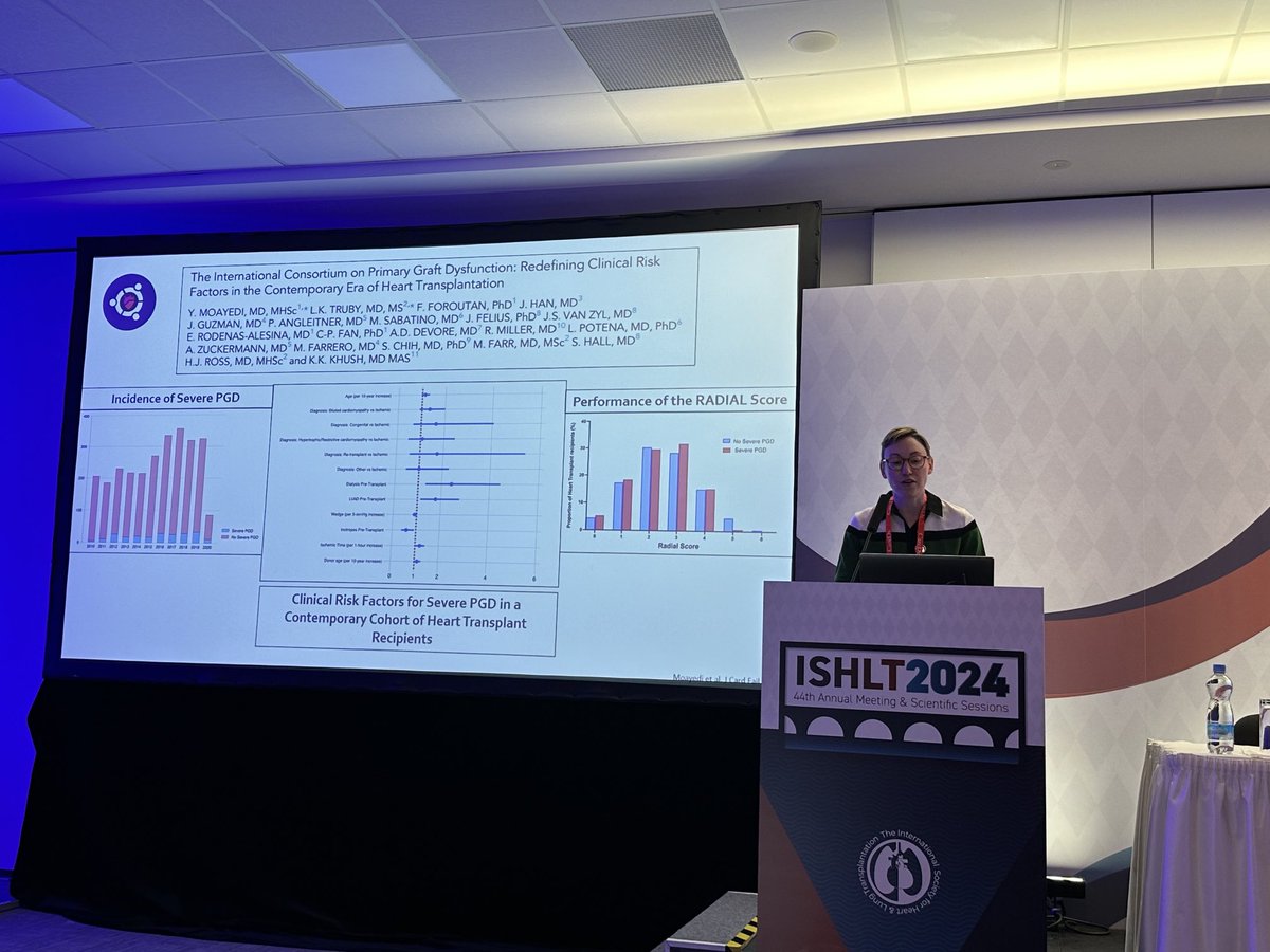 Great work to ⁦@laurentrubymd⁩ and the International PGD Consortium #Ishlt2024 ⁦@utswheart⁩