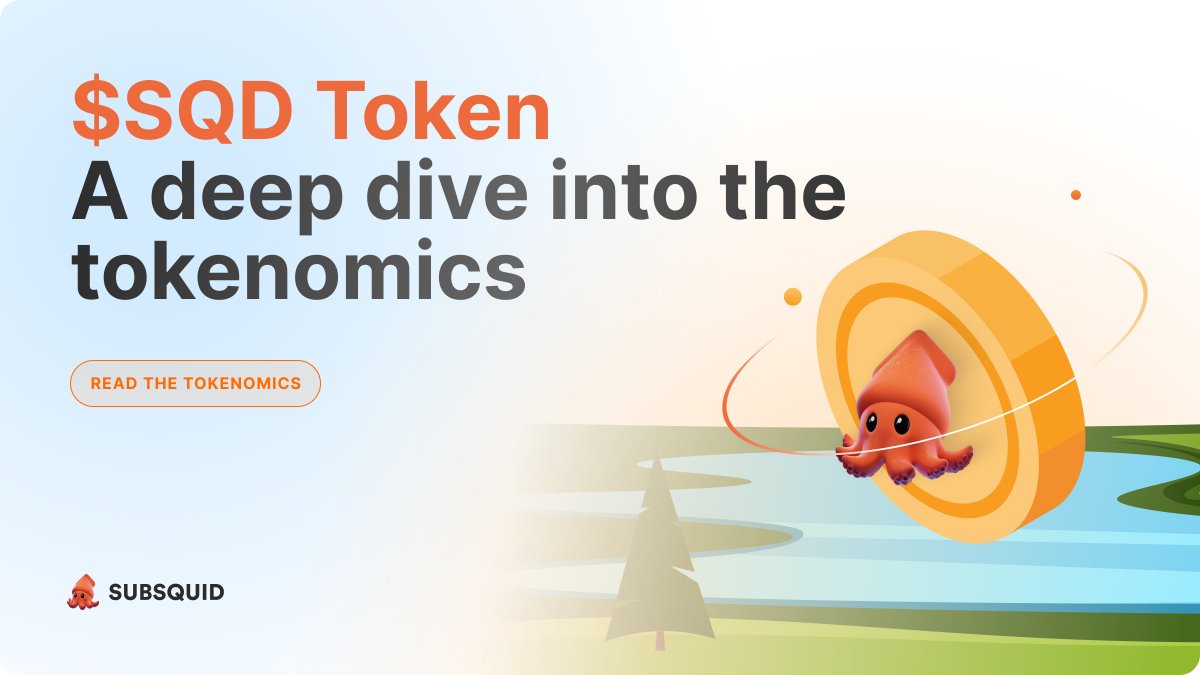 The $SQD token is essential to how Subsquid Network functions. As we gear up for the token's release, let's dive into its tokenomics: docs.subsquid.io/subsquid-netwo…