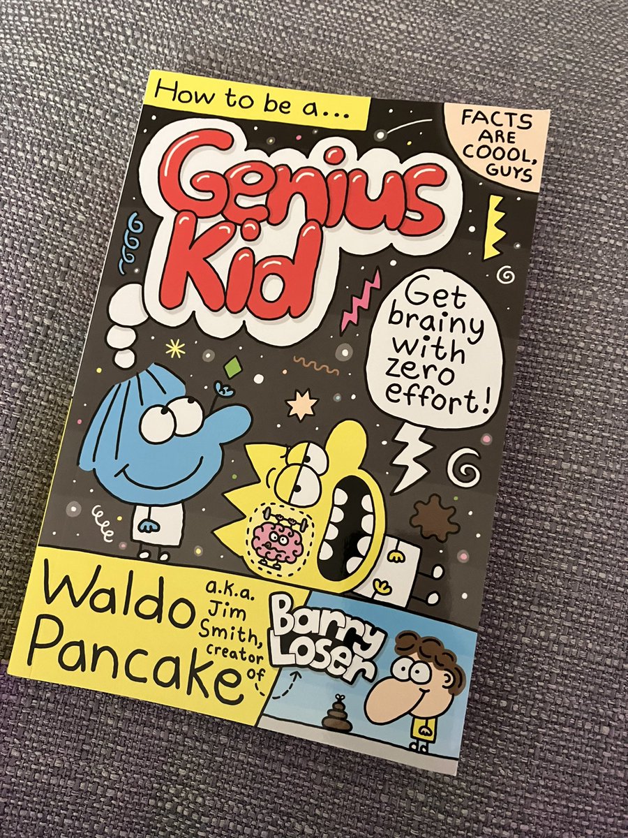 FINISHED: this is going to go down well with my graphic novel loving class! This is funny, silly and full of facts. There’s loads of little side notes that made me smile too. This is witty and clever. That signature Barry Loser illustration style that kids love! @FaberChildrens
