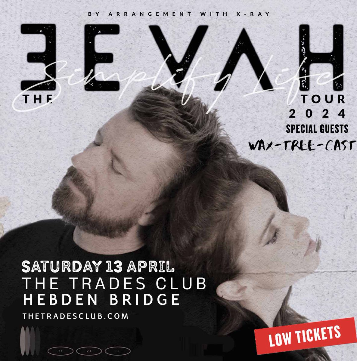 Tickets running low for @eevahmusic with special guests @waxtreecastband tomorrow night at the Trades. Get them HERE >> thetradesclub.com/events/eevah